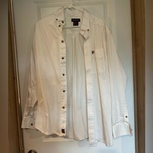 Ariat Men's White button up